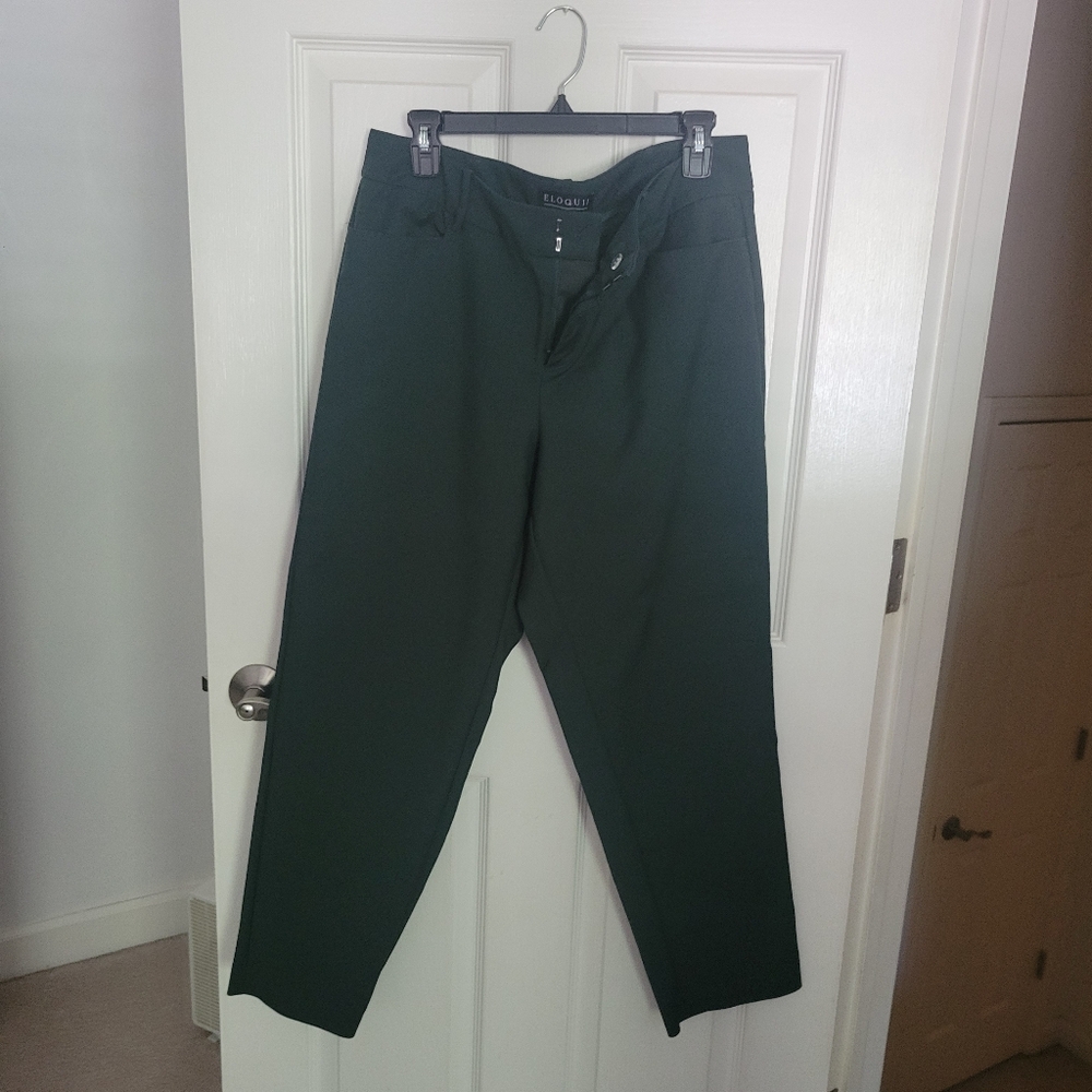 Eloquii Black Chinos Modern Slim Fit